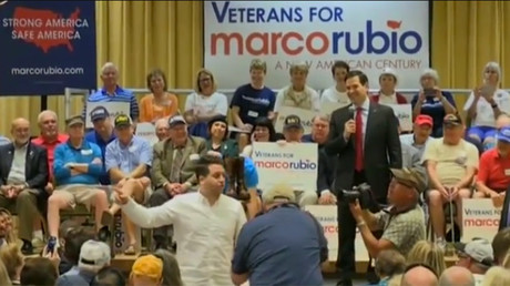 ‘We don’t beat up our hecklers’: Rubio shows Trump how to handle protesters (VIDEO)