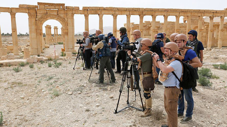 US reporters ignore first journalist tour of liberated Palmyra organized by Russian military – MoD