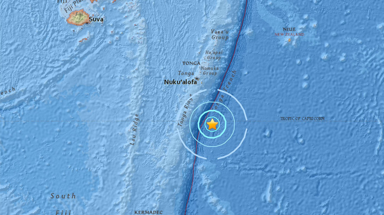 Powerful 5.8-magnitude quake hits Tonga – USGS