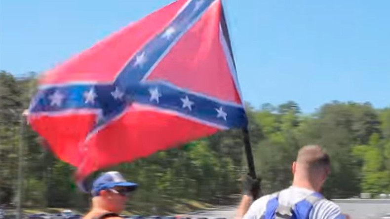Anti-racism protesters clash with police at Confederate rally in Georgia (VIDEO)