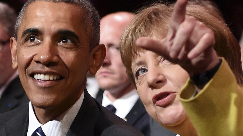 ‘Time for US-German leadership’? Obama, Merkel pushing EU into unpopular TTIP free trade deal