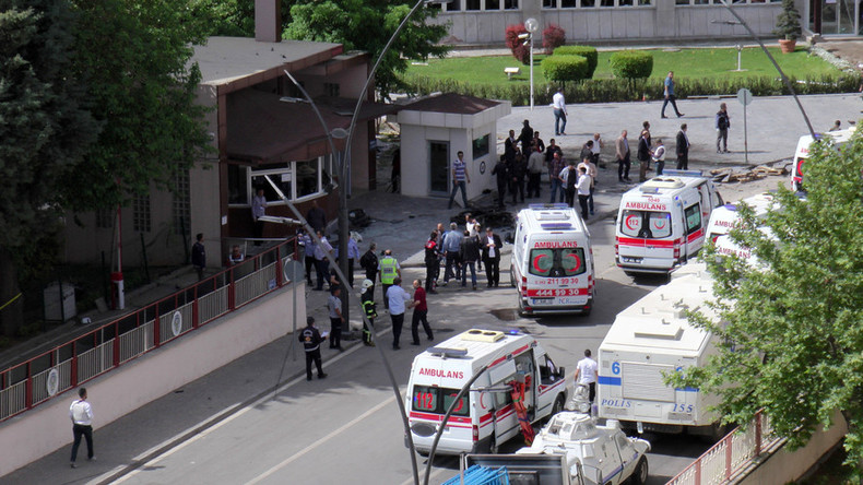 2 police officers killed as suspected ISIS car bomb strikes police HQ in Gaziantep, Turkey