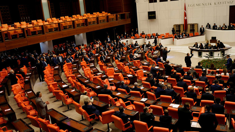 Turkish parliament approves lifting lawmakers’ legal immunity