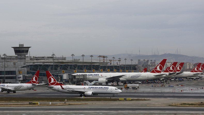 Bomb threat note found aboard Turkish Airlines plane at Istanbul airport