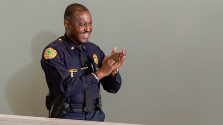Ferguson swears in African-American police chief