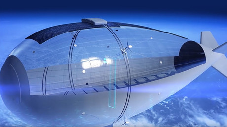 Solar surveillance: Airship designed for stratospheric snooping enters development stage (VIDEO)