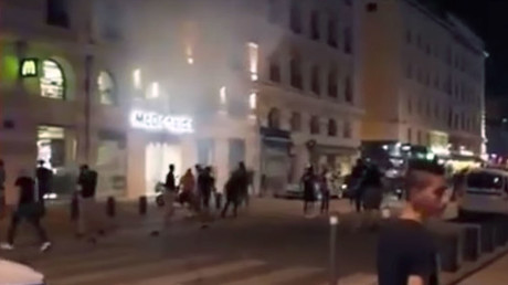 WATCH: England fans clash with police in London following Euro 2020 victory over Ukraine