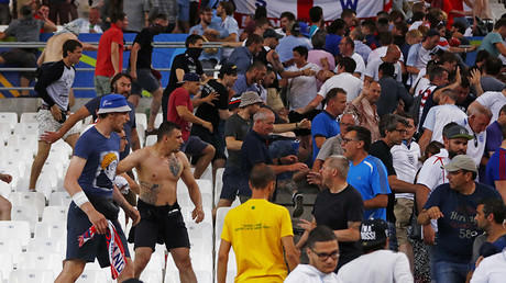 Marseille mayhem: Russia fans break into English sector, violence erupts after Euro 2016 draw