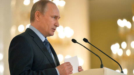 Putin promises response to foreign pressure by strengthening Russian military forces