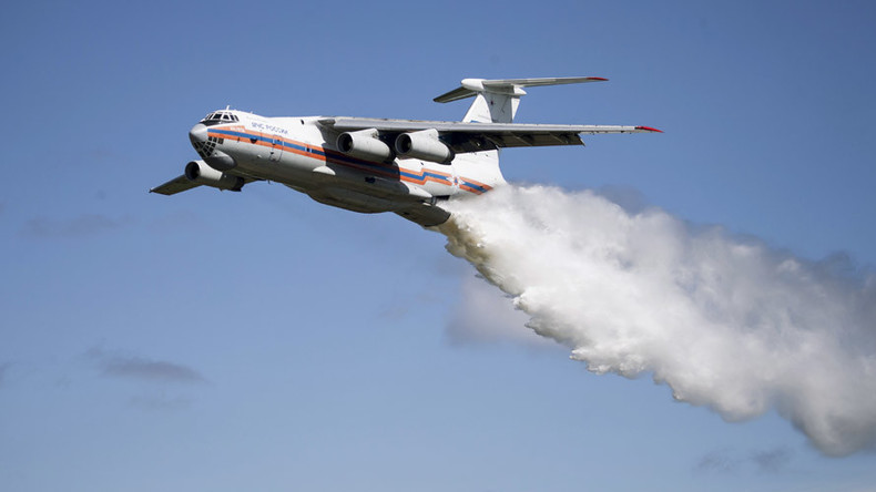 Russian IL-76 plane with 10 on board disappears while putting out forest fire in Siberia