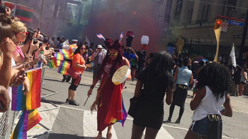 Black Lives Matter halts Toronto Pride parade to address ‘anti-Blackness’ (PHOTOS)