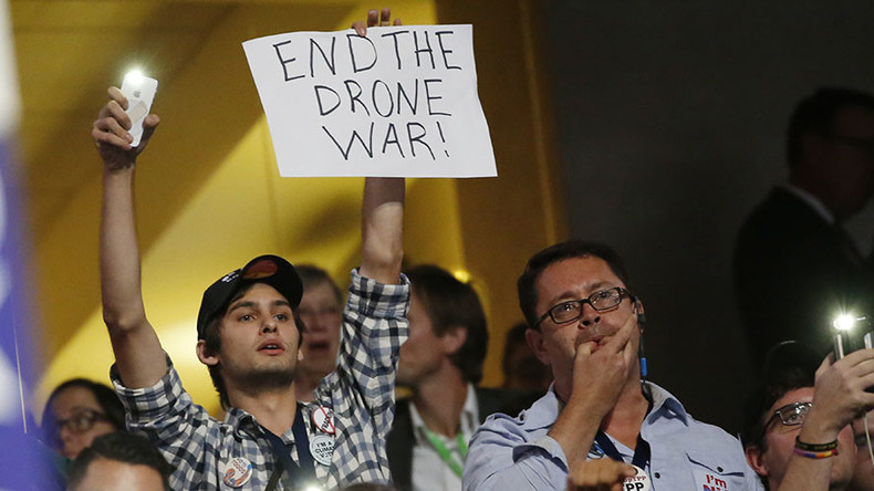 'No more war!' Bernie Sanders supporters interrupt Panetta's speech at DNC