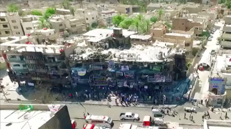 Drone shows terrible impact of Baghdad blast that killed 250 (VIDEO)