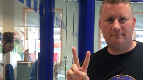 Far-right Britain First leader claims police banned him from Skype for ‘wearing political uniform’