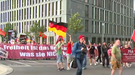 ‘Merkel must go’: Rally in Berlin slams open-door refugee policy 