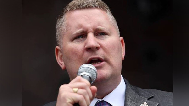 Far-right Britain First leader Paul Golding spared jail... but fined for his ‘intimidating’ fleece 