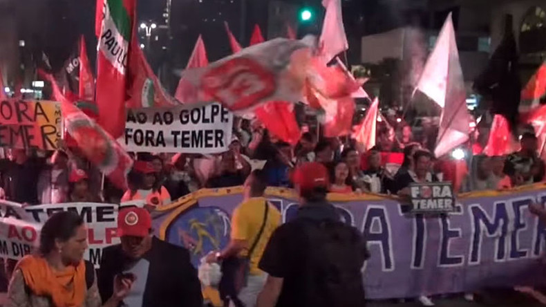 Pro-Rousseff protests hit Sao Paulo as Senate votes for her impeachment (VIDEO)