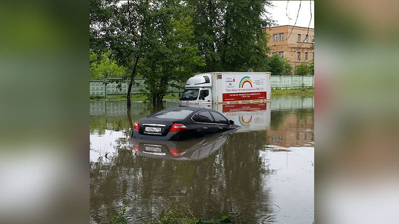 Flash floods in Moscow after month’s worth of rain falls in 1 day (PHOTOS, VIDEO)