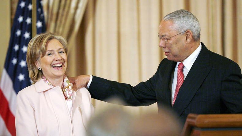 Hillary Clinton claims predecessor Colin Powell advised personal email usage – report
