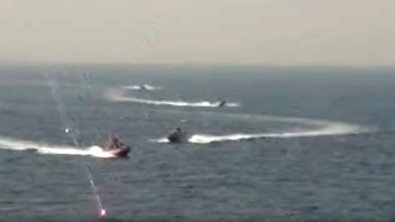 US warship ‘harassed’ by Iranian speedboats near Strait of Hormuz