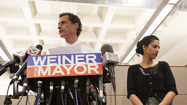 Weiner gets shafted: Clinton confidante Huma Abedin ditches sexting spouse