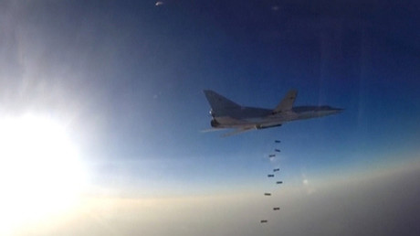 Russia notified US-led coalition of anti-ISIS strike from Iranian air base – Pentagon