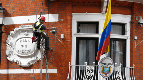 'Assange kill attempt'? Unknown man climbs Ecuador's London embassy, sheltering WikiLeaks chief