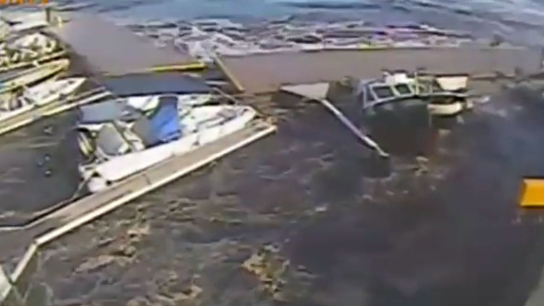 Mega cruise ship destroys marina in Sicily (VIDEO)