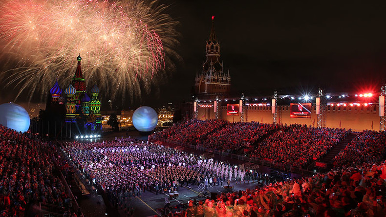 World top military bands take over Red Square for colorful festival (360 VIDEO)  