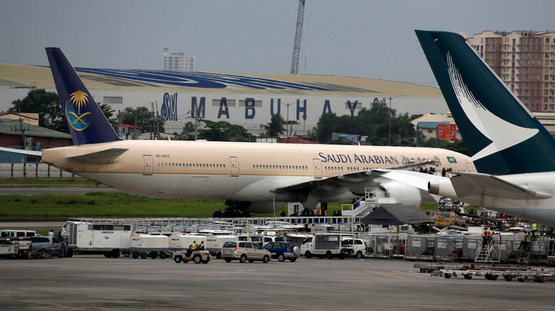 Saudi Arabian Airlines jet 'isolated' in Philippines due to false hijacking alarm