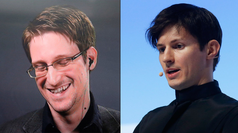 Snowden, Russian web guru argue over security of WhatsApp & Telegram