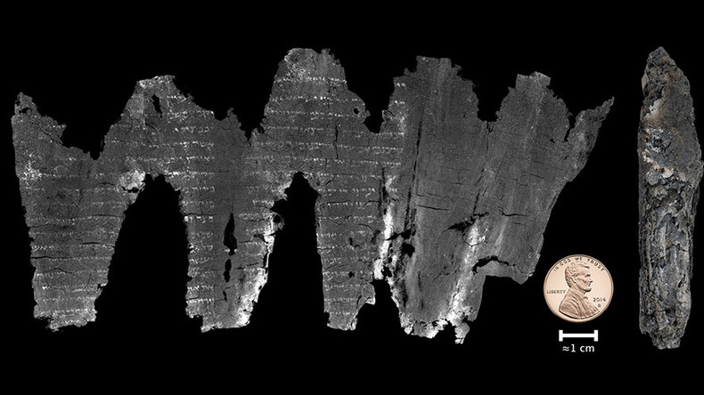 Lost text of charred Old Testament scroll revealed by 3D ‘unwrapping’ (PHOTO)