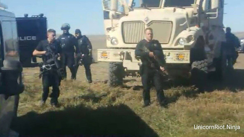 ‘Military-style’ armed police arrest 20+ Dakota Access protesters 