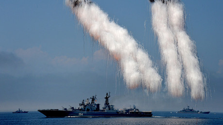 Russian-Chinese naval drills in disputed South China Sea enter active phase