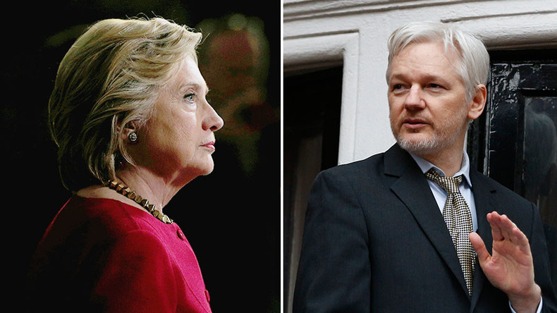 ‘Would’ve been a joke’: Clinton denies Assange drone attack call