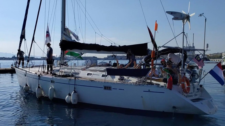 Israeli navy intercepts women’s flotilla protesting Gaza blockade