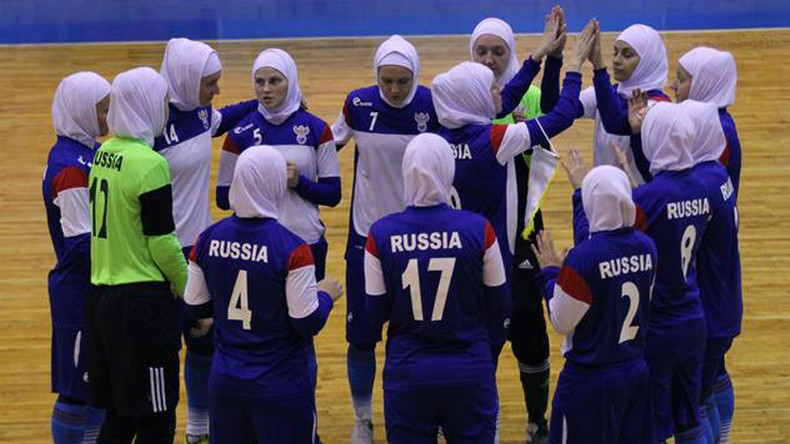 Russian women’s national futsal team on hijabs: ‘Our girls are already used to it’