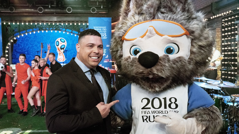 Russian football fans choose 'Zabivaka' the wolf as mascot for World Cup 2018