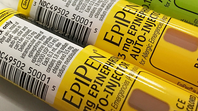 EpiPen price hikes increase Pentagon drug budget over 1,000% in 8 years – report