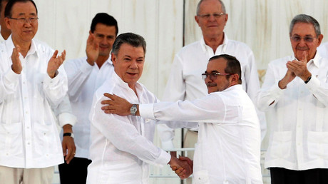 FARC rebels exchange weapons for words in historic Colombian election (VIDEO)