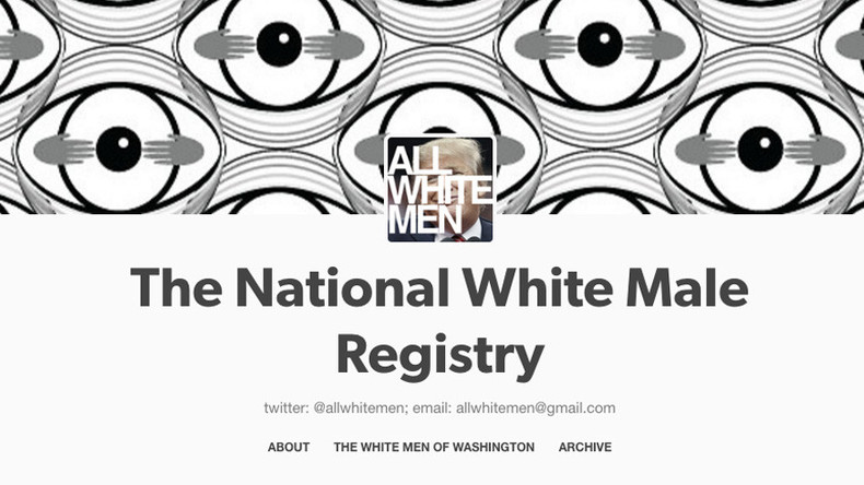 National Registry of White Males: Woman sets up database to register America’s ‘greatest threat’