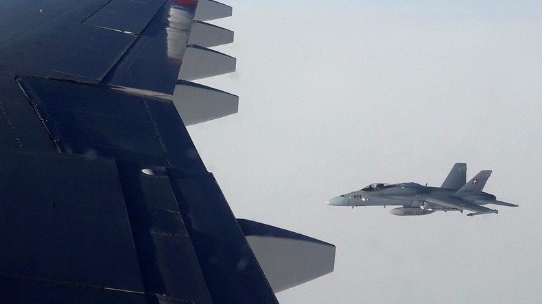 Moscow demands explanation for Russian media plane being shadowed by Swiss fighter jets