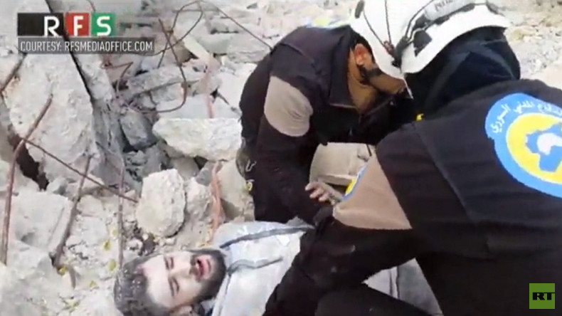 White Helmets 'deserve an Oscar' for mannequin challenge performance in Syria war zone