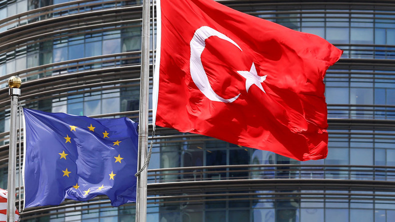 EU lawmakers call for halt to Turkey membership talks over post-coup crackdown
