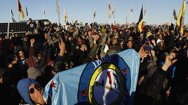 DAPL protesters proclaim victory as pipeline forced to change route – statement