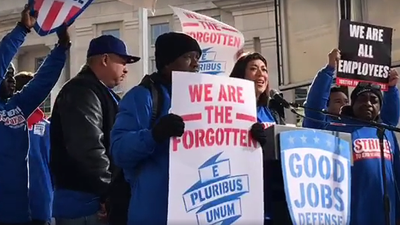 Sanders, Ellison, Glover lead 'Good Jobs Nation' rally in DC