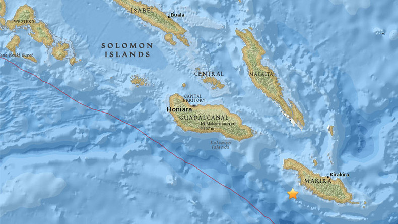 Tsunami warnings after 7.8 quake strikes off Solomon Islands’ coast
