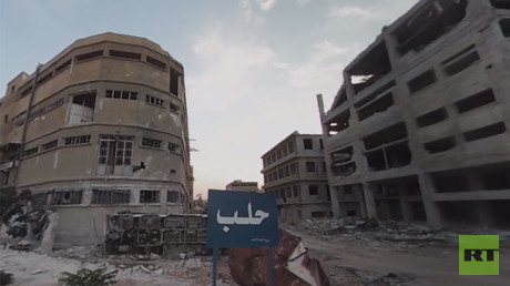 ‘Eerie silence’: RT 360 video shows devastated Aleppo neighborhood