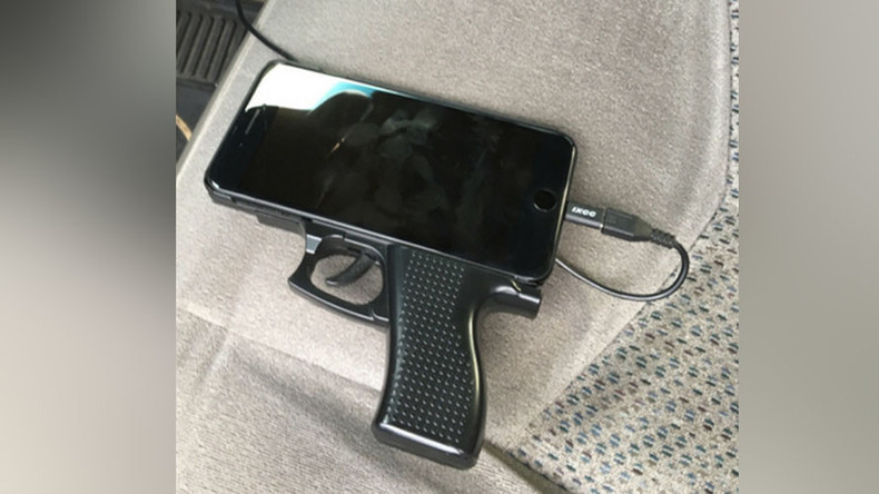 Cellphone cover shaped like gun causes police standoff in California