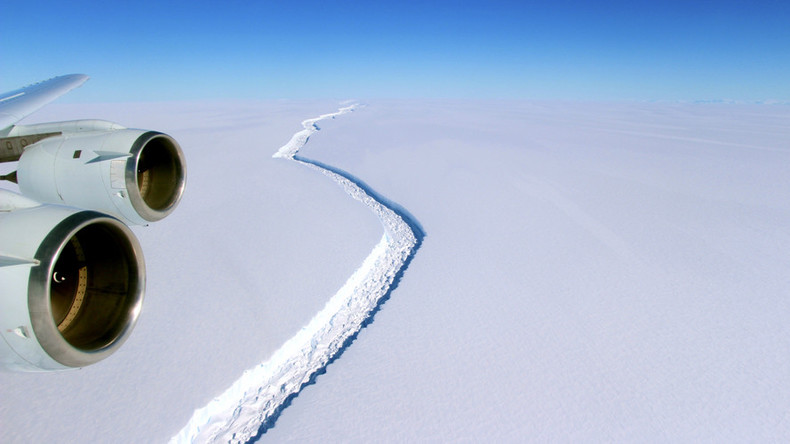 Larsen C ice shelf schism may form giant Antarctic iceberg (PHOTOS, VIDEO)